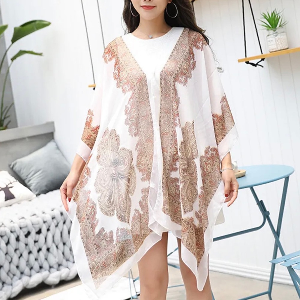 Women's Cover Up Poncho Beachwear
Dress Summer Kaftan Top